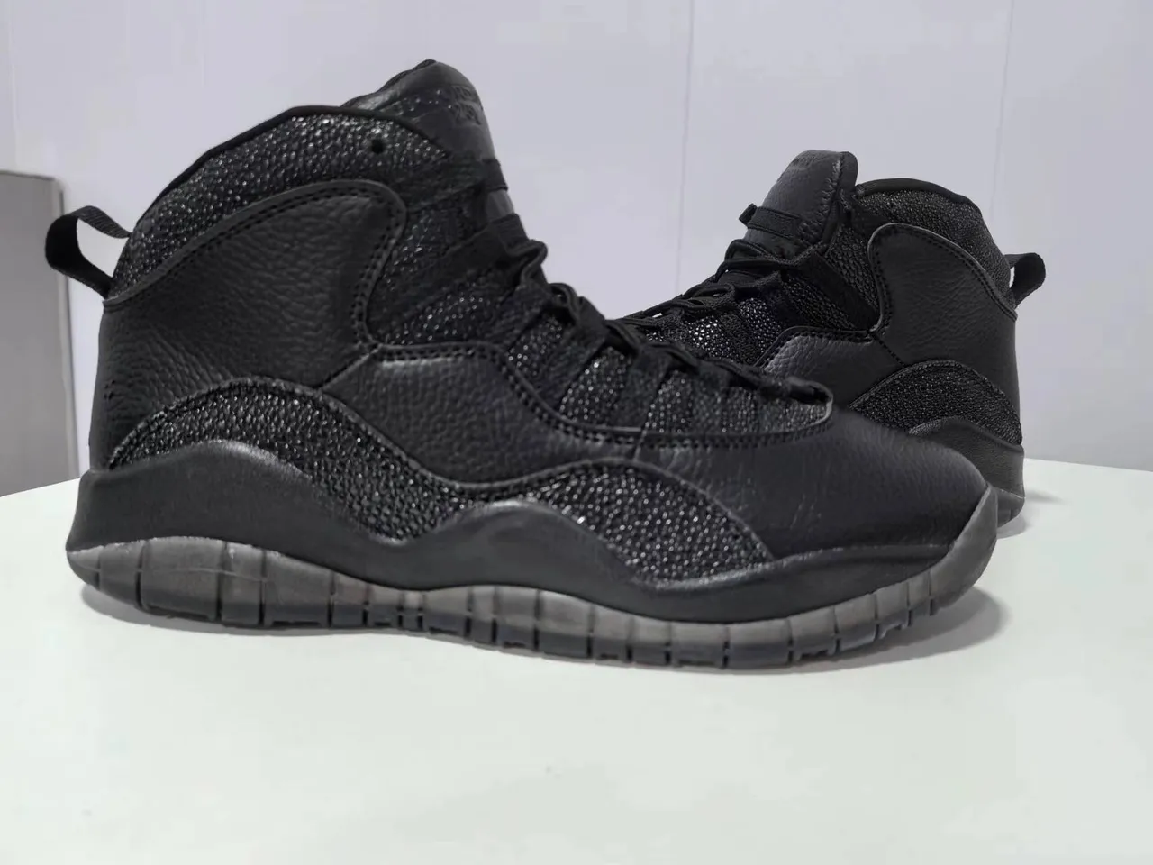 Tênis de basquete Air Jordan 10 totalmente preto 5