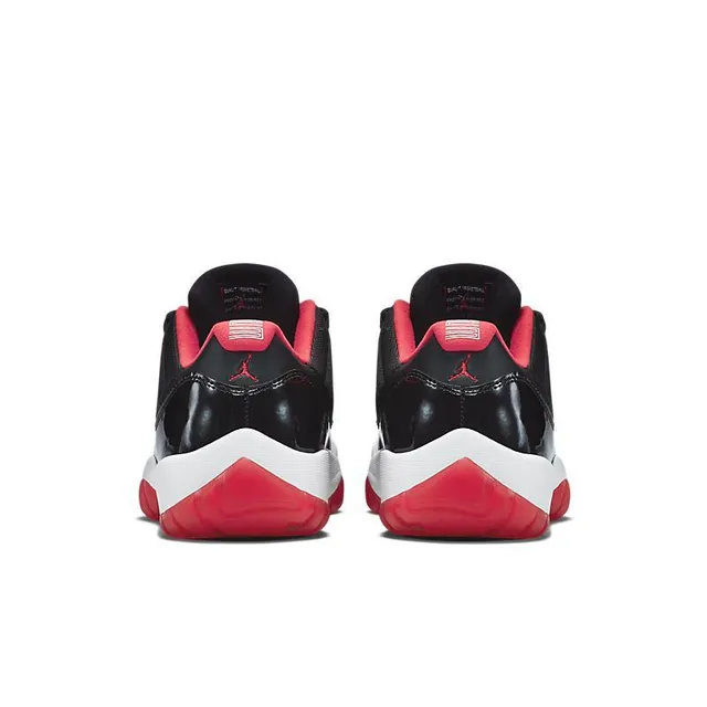 Air Jordan 11 أحذية كرة السلة سوداء حمراء 2