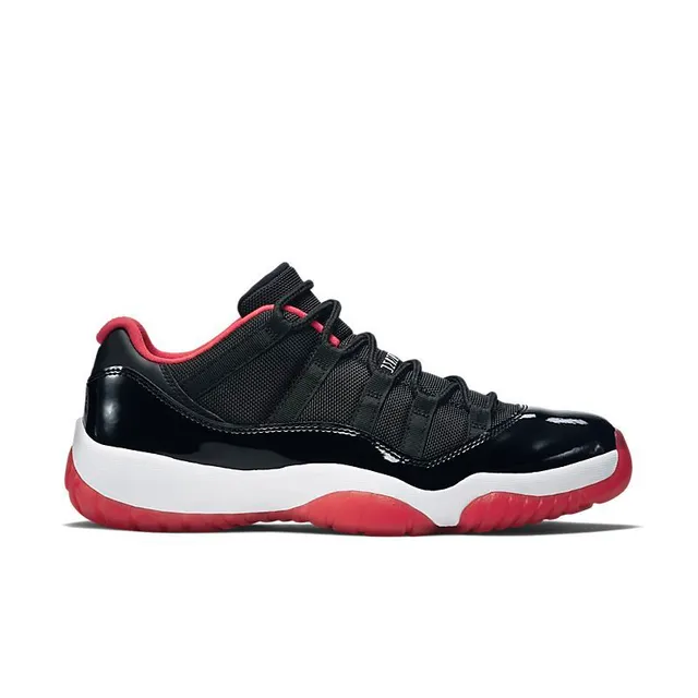 Air Jordan 11 أحذية كرة السلة سوداء حمراء 6