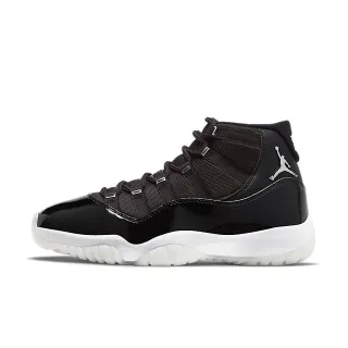 Air Jordan 11 काले और सफेद हाई-टॉप पेटेंट लेदर टो बास्केटबॉल जूते