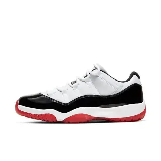 Air Jordan 11 Tênis de Basquete Branco Preto Vermelho