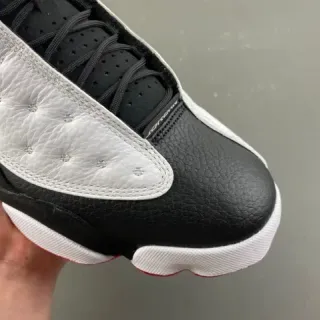 Air Jordan 13 White Black Red Quilted Basketball Shoes — Air Jordan Basketball Shoes photo from the Yupoo catalog