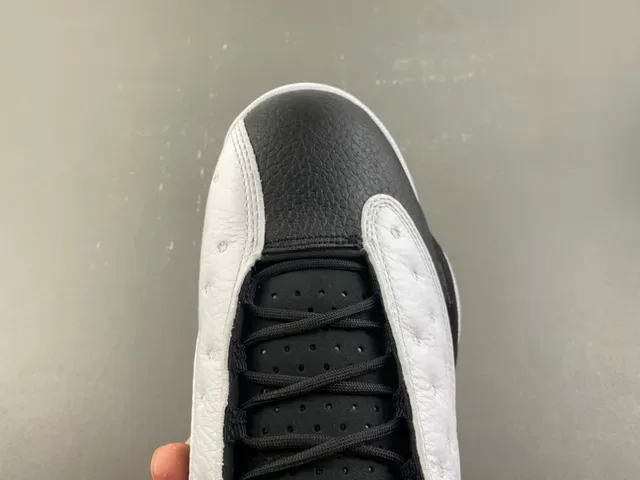 Air Jordan 13 White Black Red Quilted Basketball Shoes 6