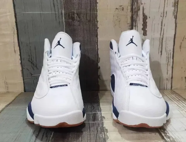 Air Jordan 13 সাদা নেভি গাম বাস্কেটবল জুতা 5