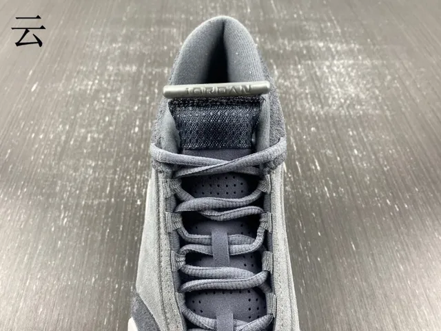 Air Jordan 14 ধূসর সোয়েড হাই-টপ বাস্কেটবল জুতো 11