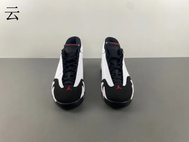 Zapatillas de baloncesto Air Jordan 14 blanco negro rojo 10