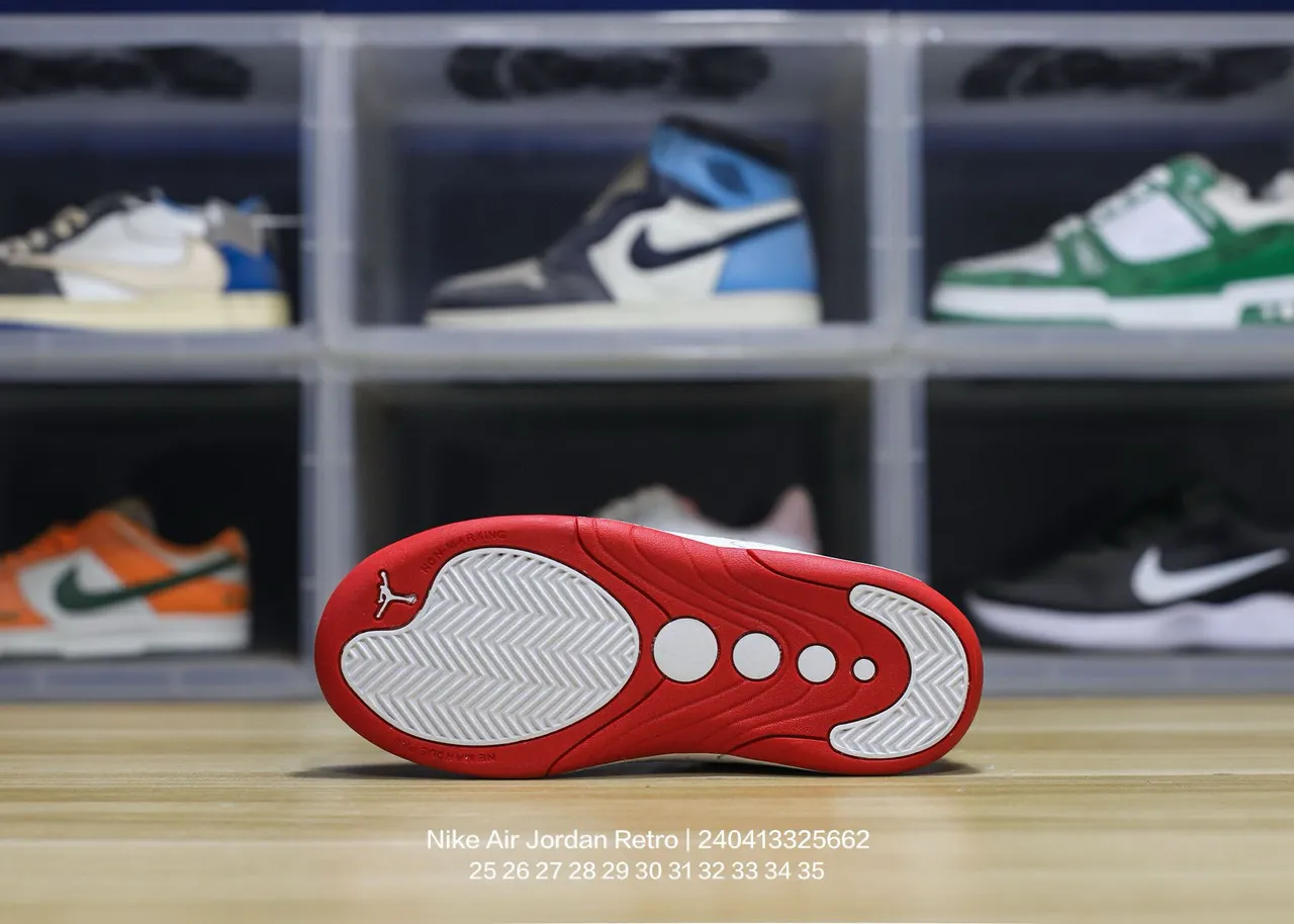 حذاء كرة السلة Air Jordan 17 أبيض أحمر 5