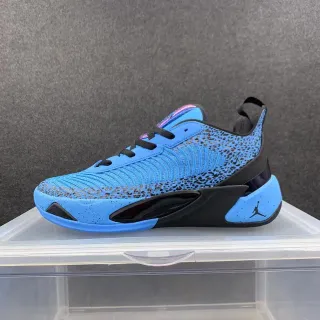 Air Jordan 37 নীল-কালো লেপার্ড-প্রিন্ট বাস্কেটবল জুতো