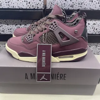 Tênis de basquete Air Jordan 4 A Ma Manière bordô