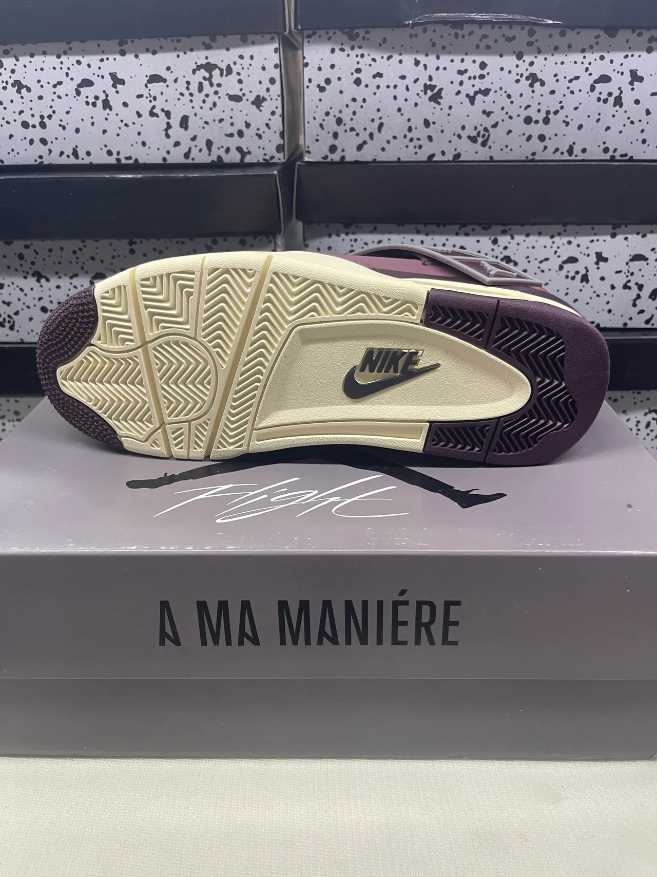 Air Jordan 4 A Ma Manière मरून बास्केटबॉल जूते 2