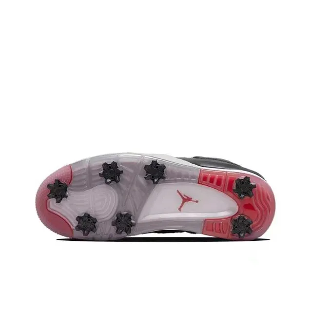 Air Jordan 4 Noir Gris Rouge Chaussures de Basketball 2