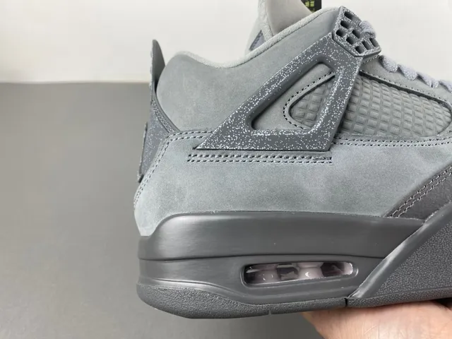 Zapatillas de baloncesto Air Jordan 4 gris monocromático 2