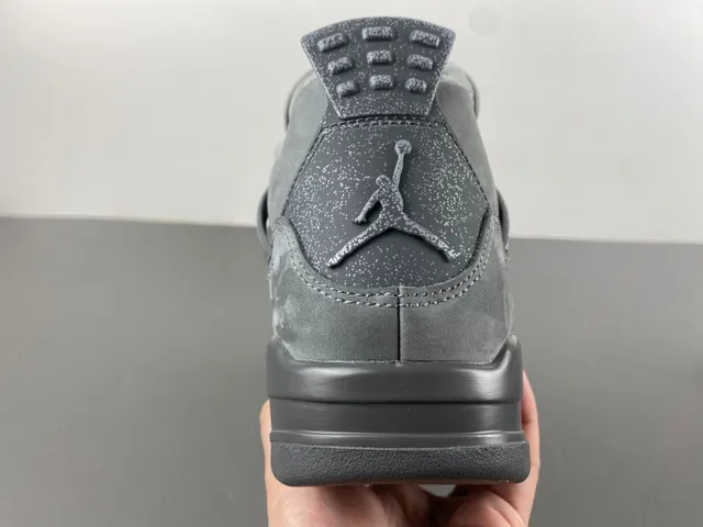 Zapatillas de baloncesto Air Jordan 4 gris monocromático 3