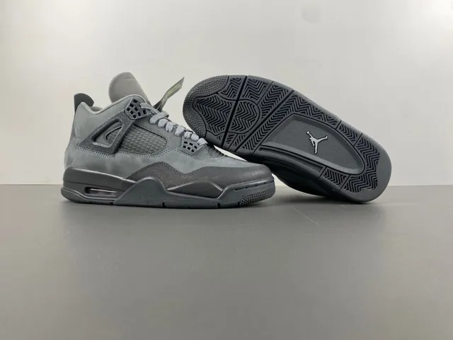 Zapatillas de baloncesto Air Jordan 4 gris monocromático 11