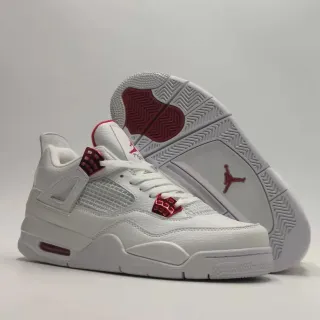 Air Jordan 4 白红篮球鞋
