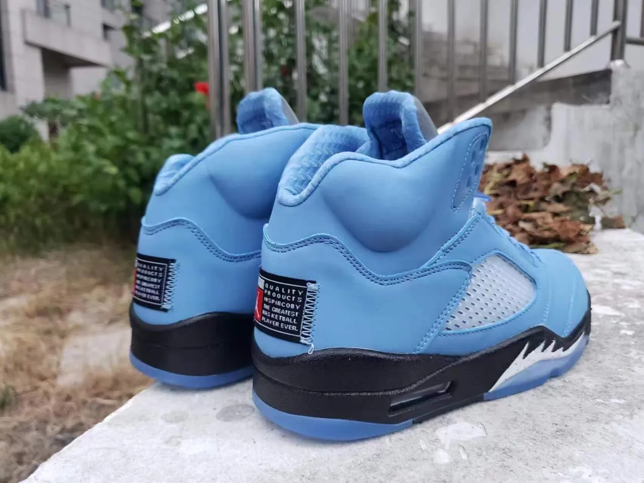Air Jordan 5 Sky Blue أحذية كرة السلة 3