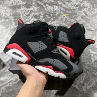 Air Jordan 6 黑红灰白篮球鞋