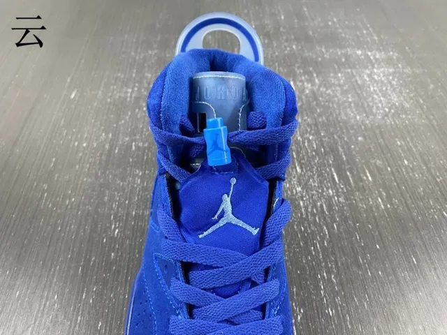 Air Jordan 6 أحذية كرة السلة الأزرق الملكي والأزرق الفاتح 11