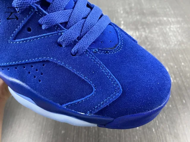 Air Jordan 6 أحذية كرة السلة الأزرق الملكي والأزرق الفاتح 13