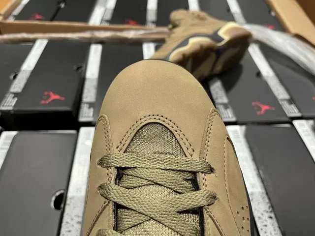Air Jordan 6 Chaussures de basket Tan et Violet 20