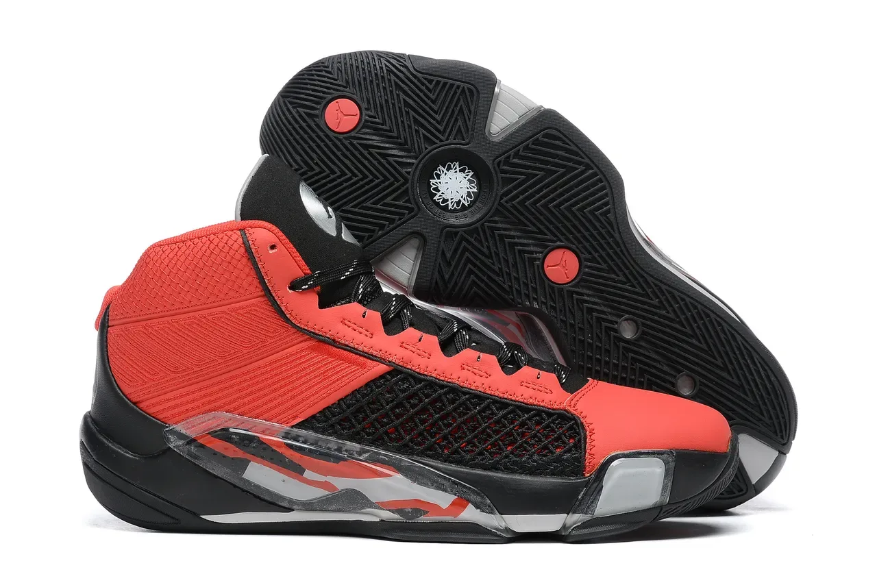 Air Jordan Black Pink High-Top Mesh-and-Synthetic Upper Basketball Shoes 5