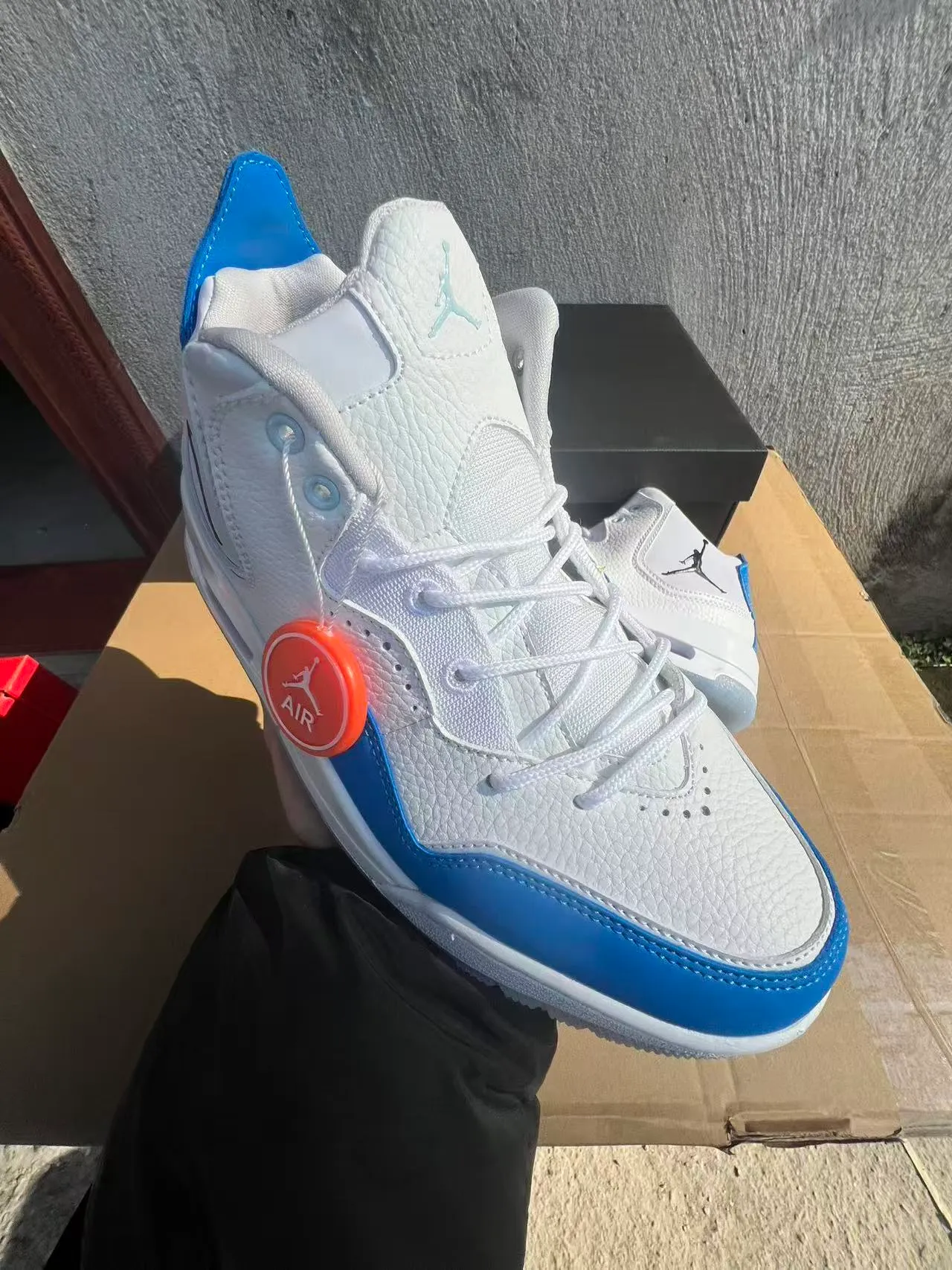 Air Jordan Legacy 312 সাদা রয়্যাল ব্লু বাস্কেটবল জুতো 2