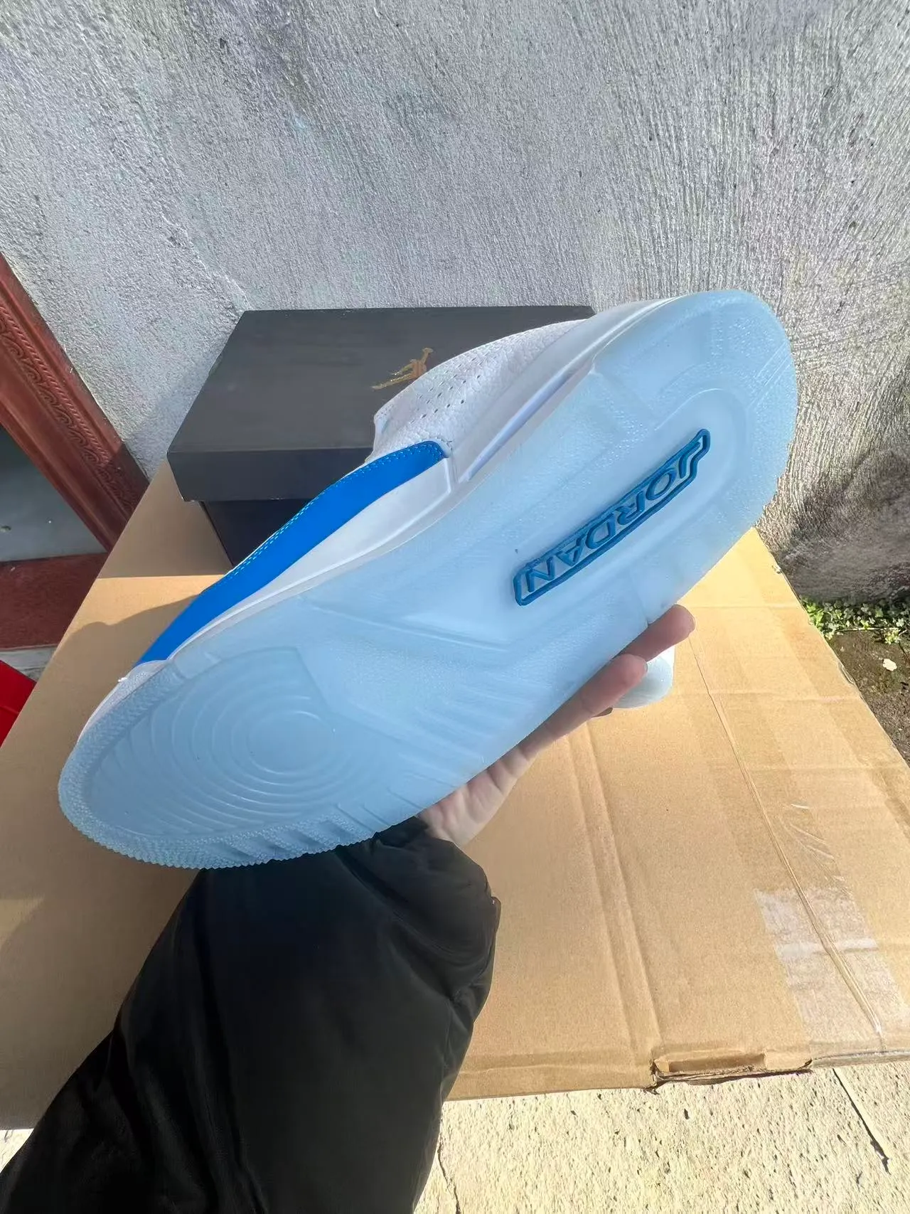 Air Jordan Legacy 312 সাদা রয়্যাল ব্লু বাস্কেটবল জুতো 6