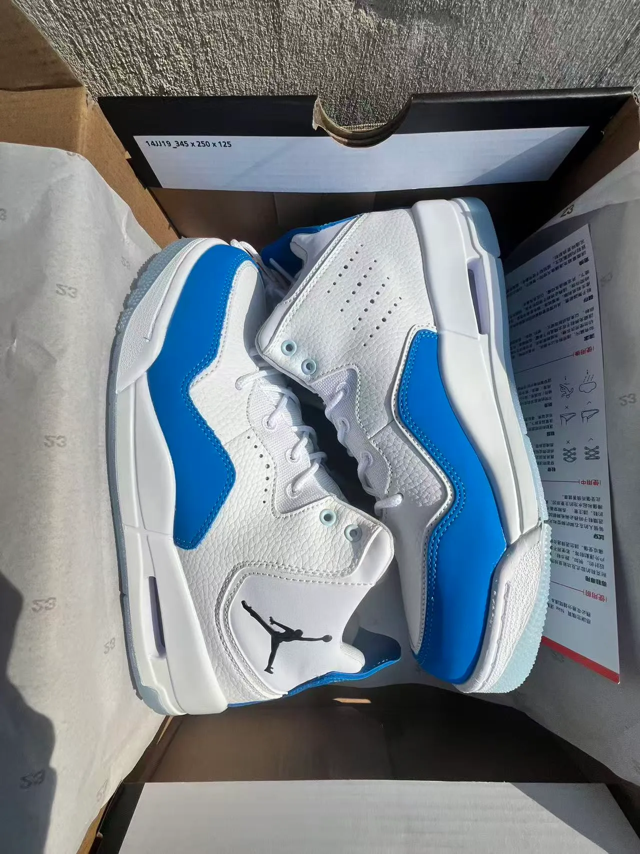 Air Jordan Legacy 312 সাদা রয়্যাল ব্লু বাস্কেটবল জুতো 9