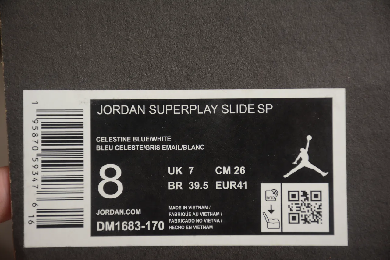 Air Jordan Slide White Black Yellow Slippers 2