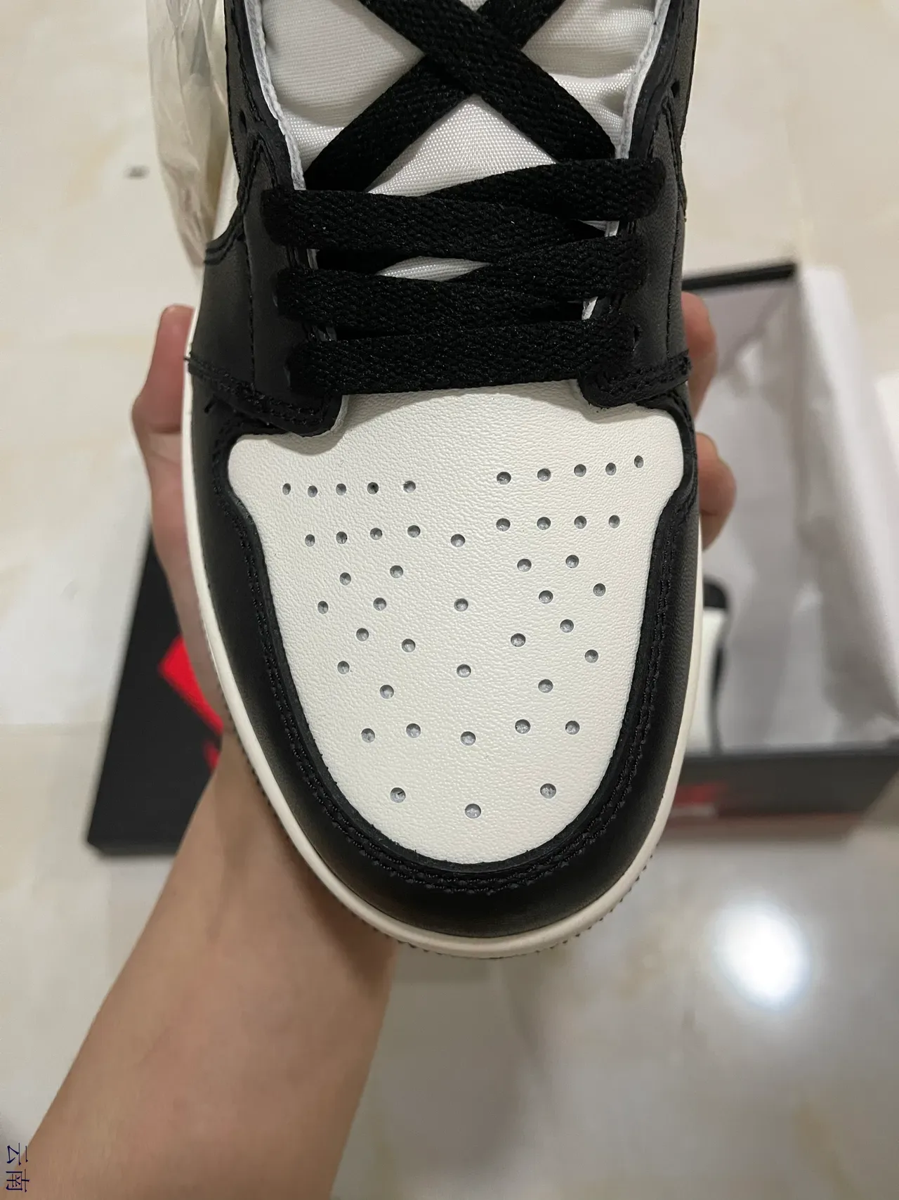 Air Jordan White Black High-Top Leather And Suede Basketball Shoes 3