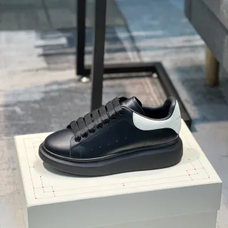 Alexander McQueen Oversized Sneaker Black and White Lifestyle Sneakers