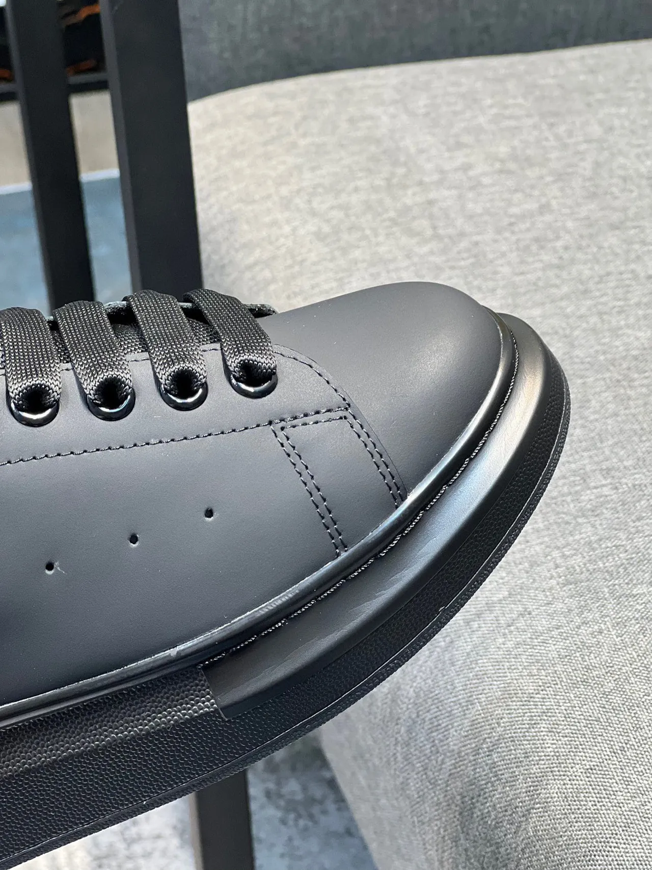 Alexander McQueen Oversized Sneaker Black Lifestyle Sneakers 3