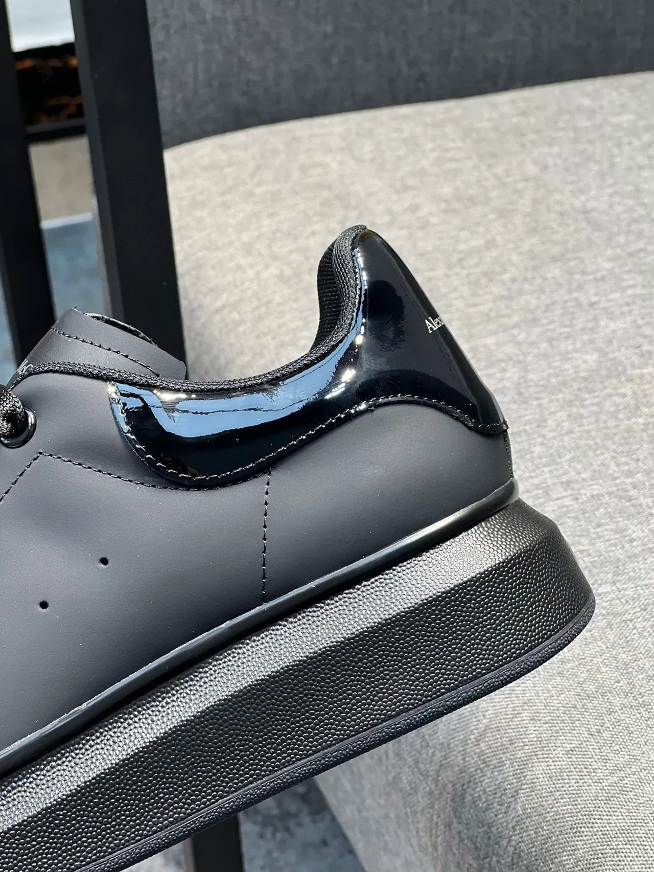 Alexander McQueen Oversized Sneaker Black Lifestyle Sneakers 8