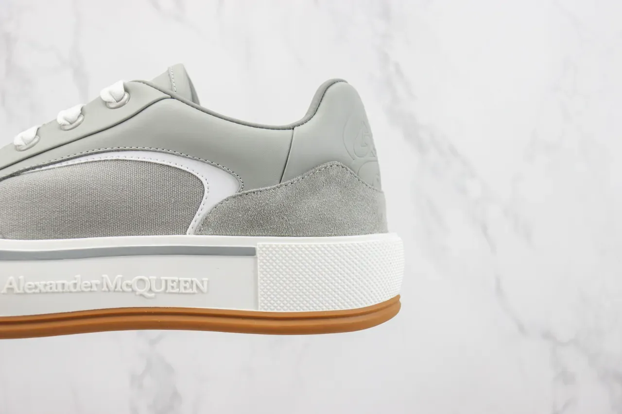 Alexander McQueen 超大号运动鞋 浅灰色 白 Gum 生活方式运动鞋 7