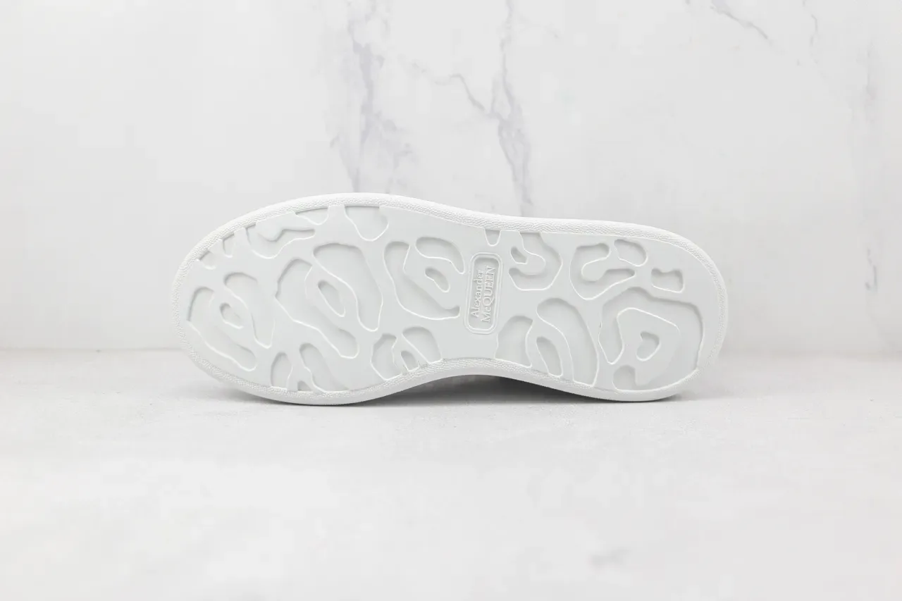 Alexander McQueen Oversized Sneaker White Black Lifestyle Sneakers 8