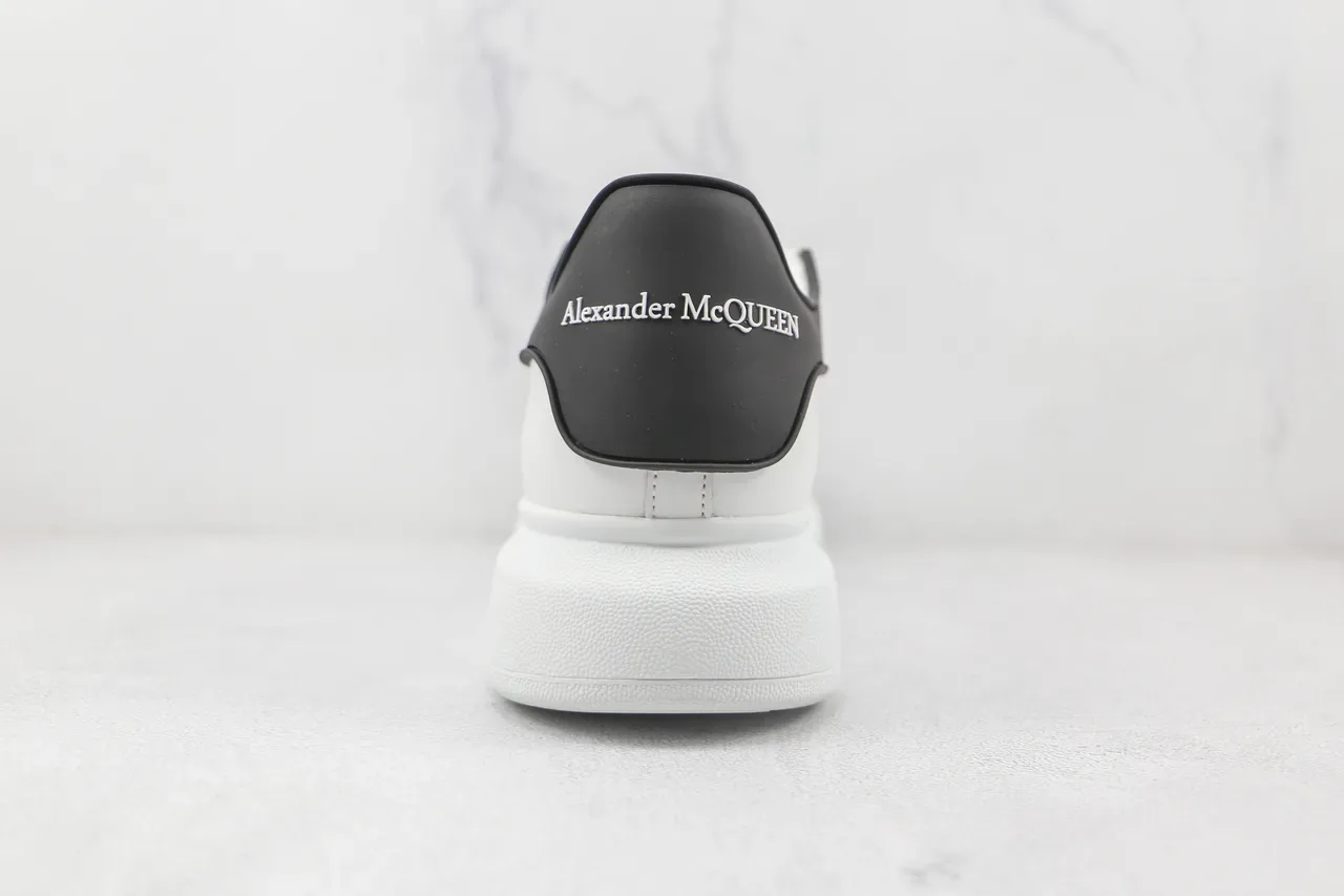 Alexander McQueen Oversized Sneaker White Black Lifestyle Sneakers 9