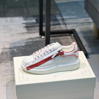 Alexander McQueen Oversized Sneaker White Red Stripe Lifestyle Sneakers