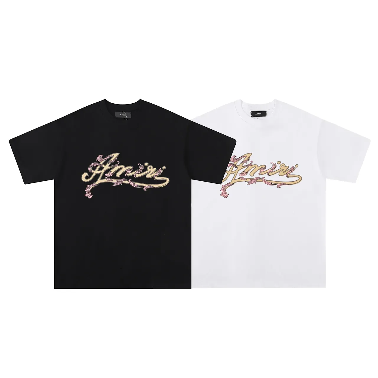Camiseta Amiri com logo script gráfico 6