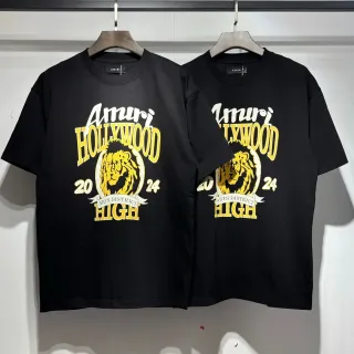 Amiri Hollywood 2024 Arts District High Graphic Print Black T-Shirt