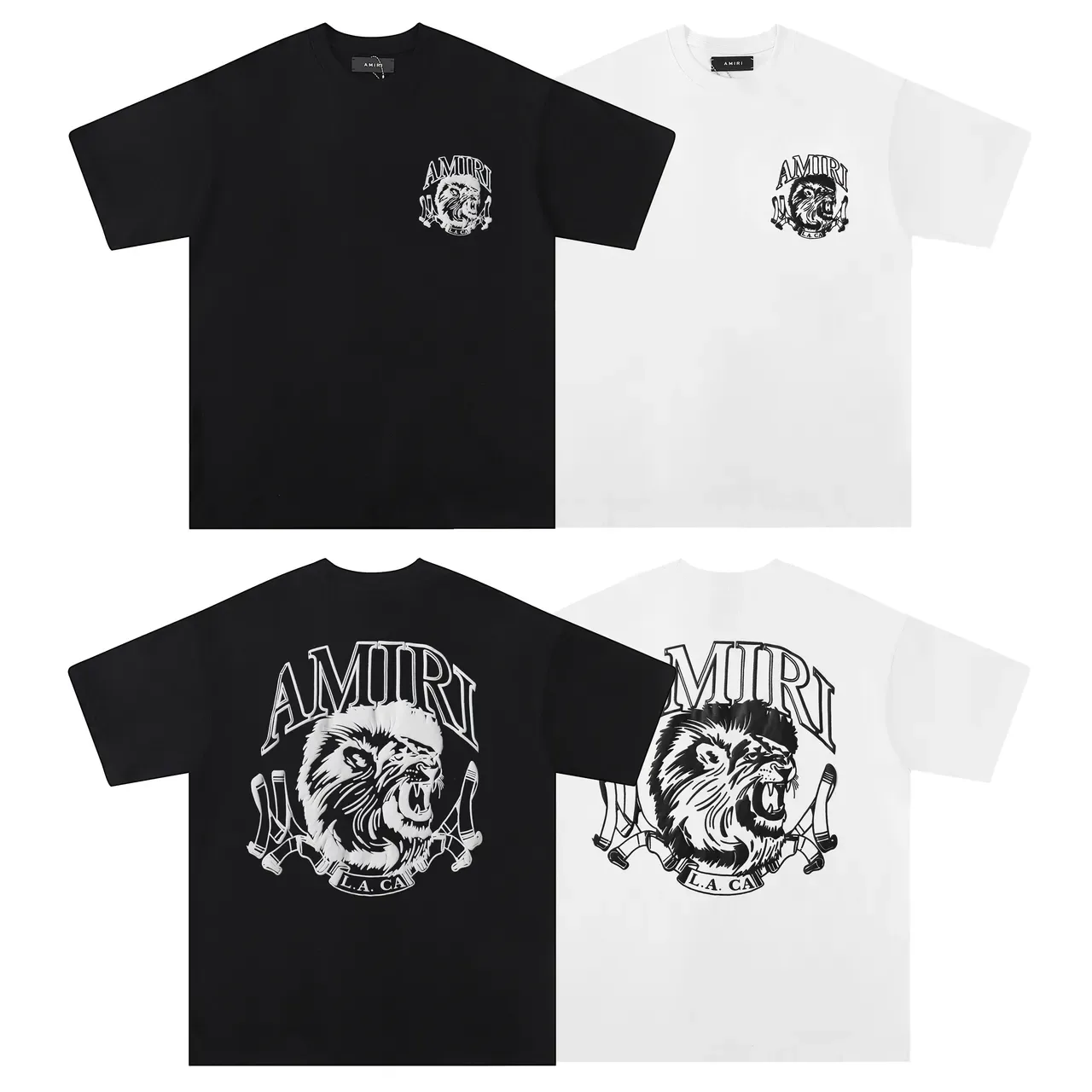 Amiri Lion Graphic Print T-Shirt 6