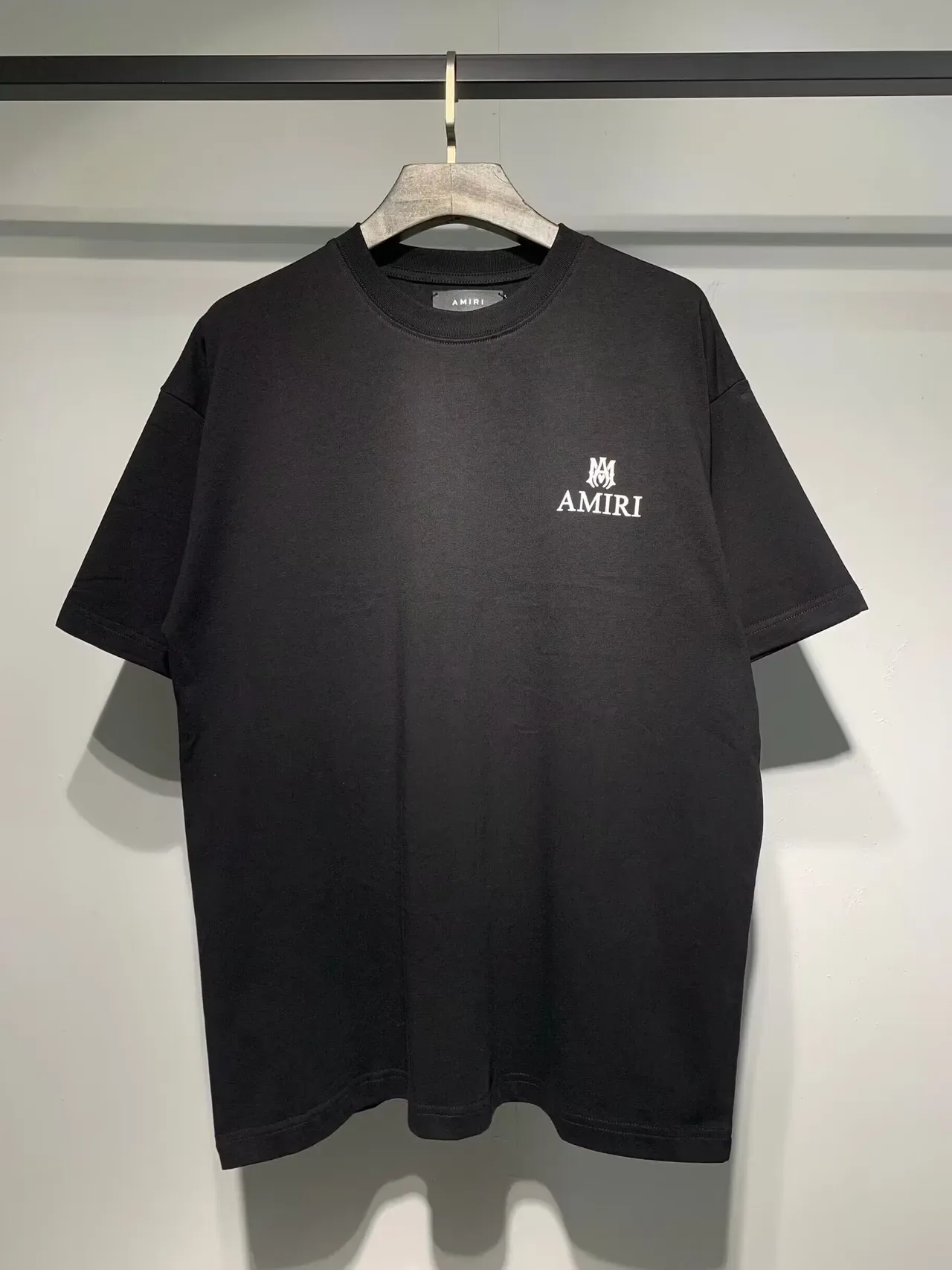 Amiri Logo Embroidered Crew-Neck Relaxed Fit T-Shirt 7