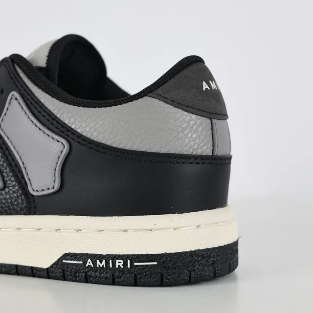 Amiri MA Court Black Gray Off-White أحذية رياضية أسلوب حياة 4