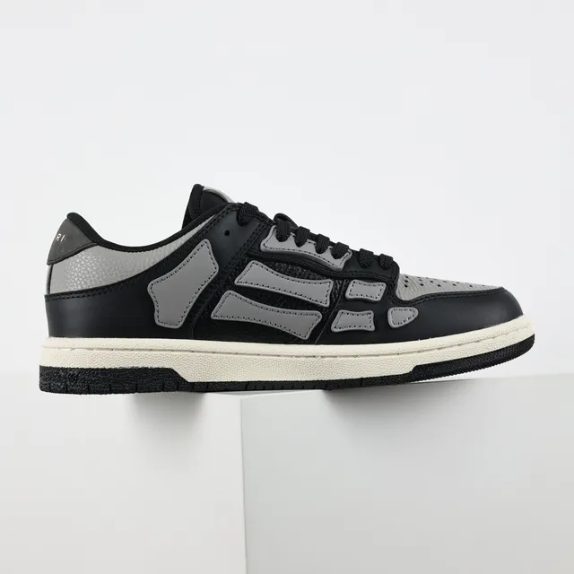 Amiri MA Court Black Gray Off-White أحذية رياضية أسلوب حياة 7