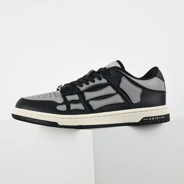 Amiri MA Court Black Gray Off-White أحذية رياضية أسلوب حياة 9