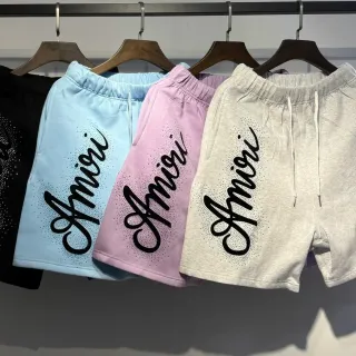 Amiri Script Logo Gradient Dot Shorts
