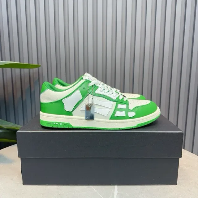 Amiri Skel Top Green and White Lifestyle Sneakers 8