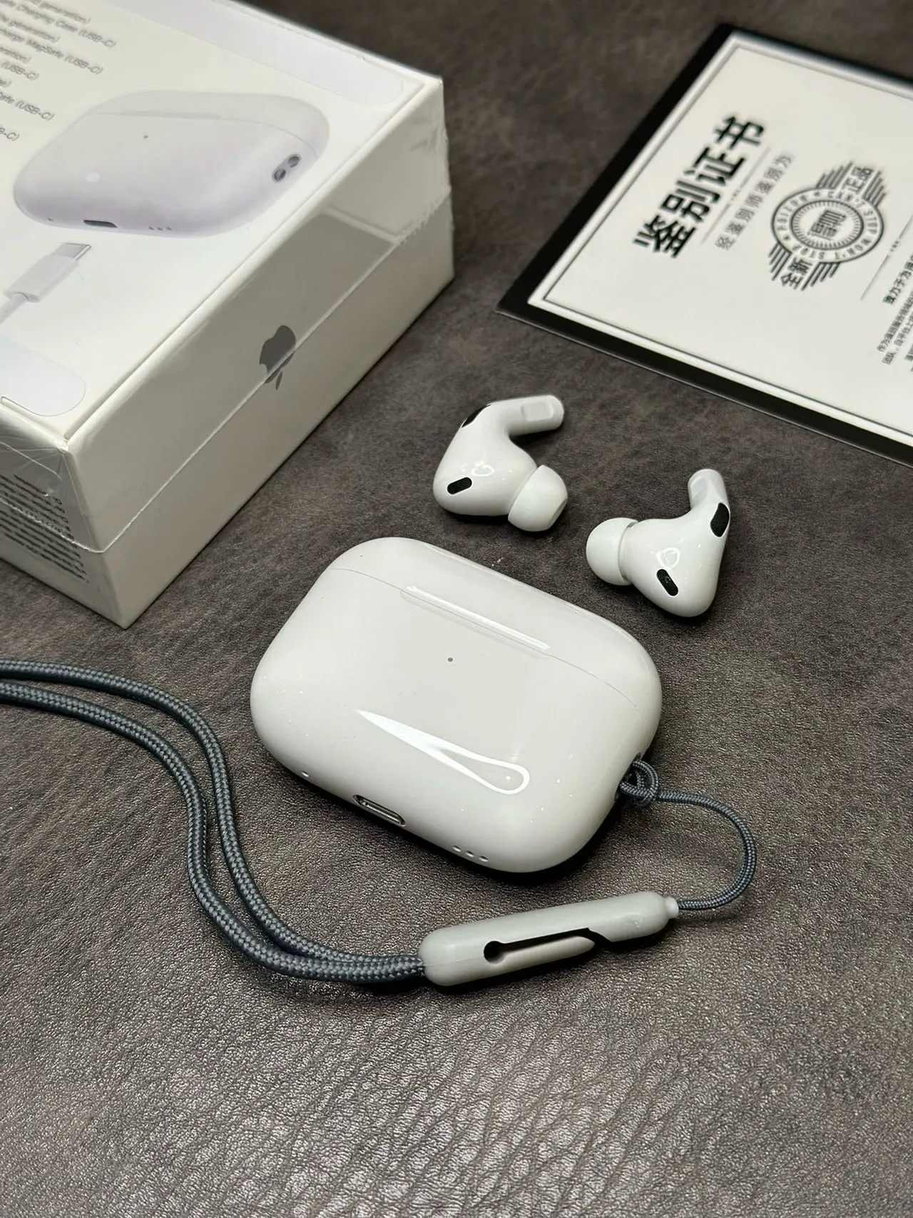 Apple AirPods Pro Blanc Gris Style Tige Matte TWS Écouteurs 3
