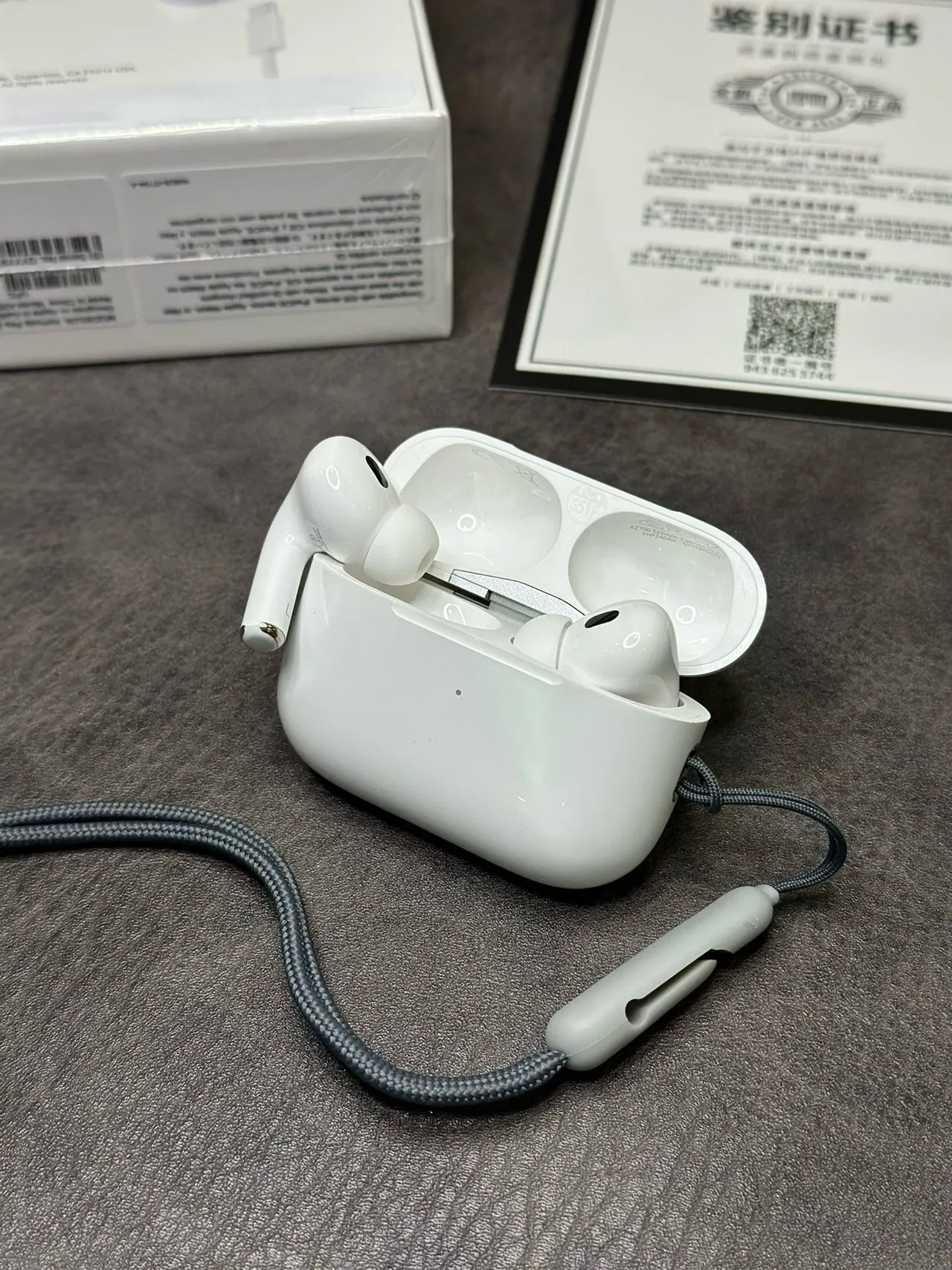 Apple AirPods Pro Blanc Gris Style Tige Matte TWS Écouteurs 4