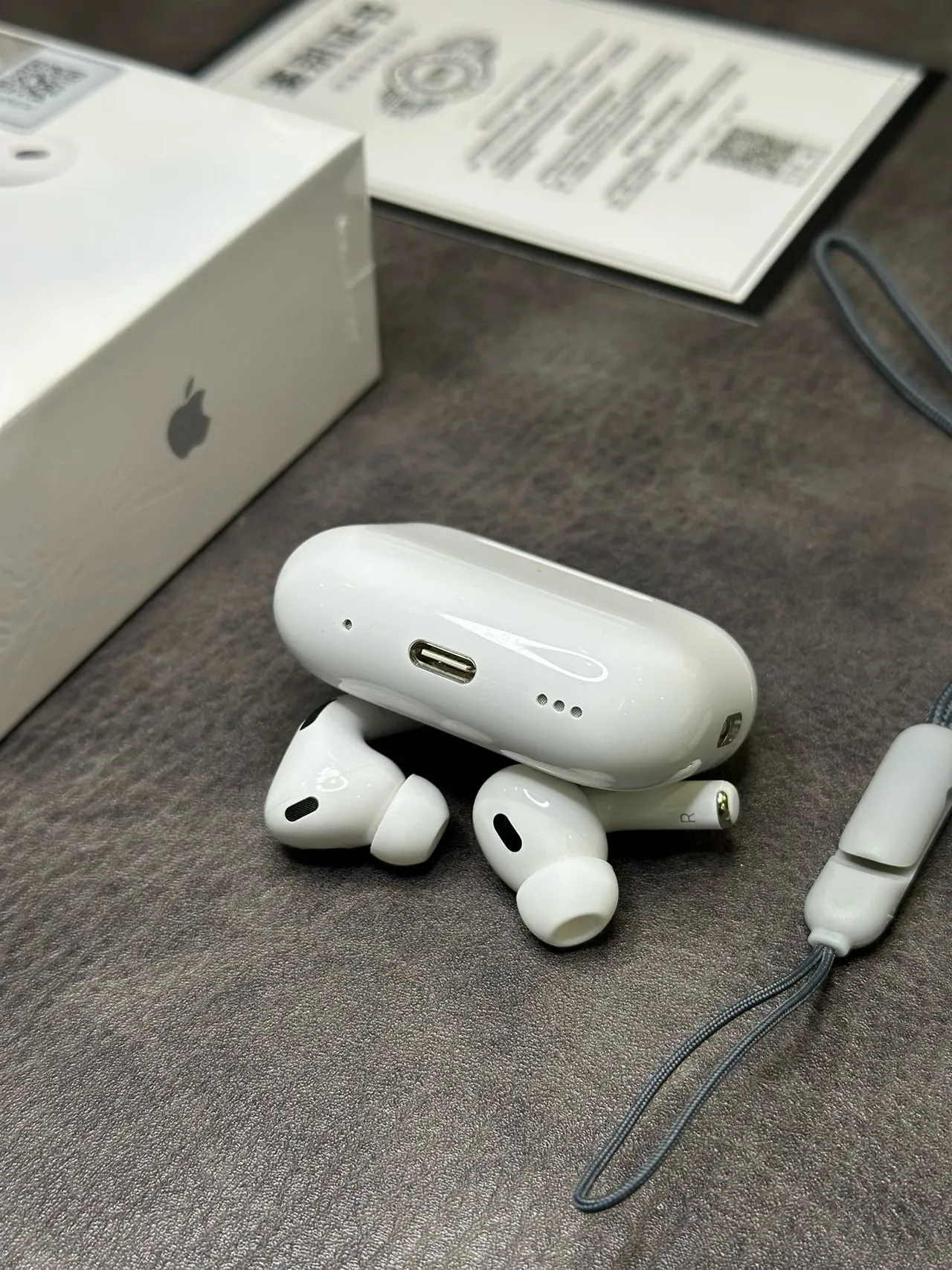 Apple AirPods Pro Blanc Gris Style Tige Matte TWS Écouteurs 8