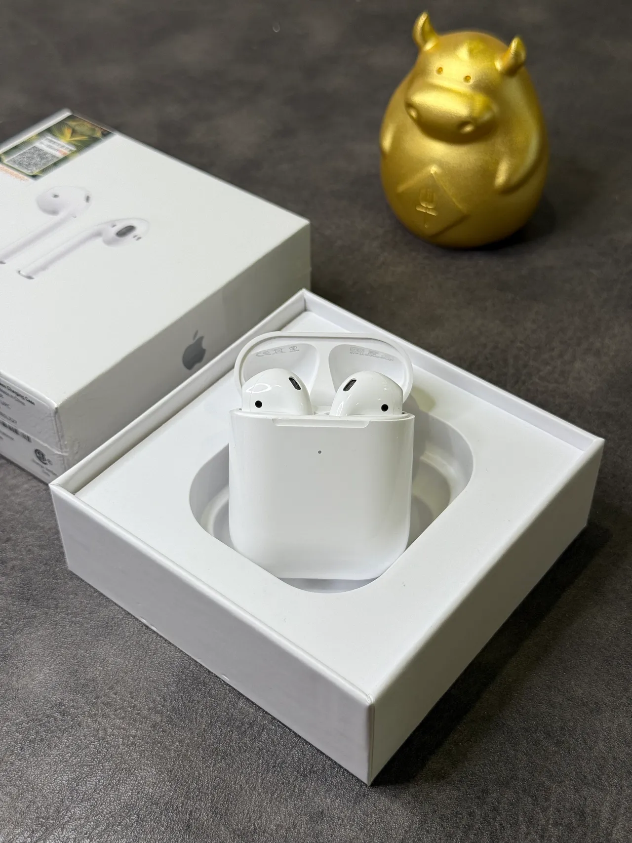 Apple AirPods écouteurs TWS style tige blanc open-fit 7